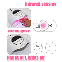 Lámpara LED UV SUN X20 MAX 330W Para Manicura Secado De Polvo De Gel Con Pantalla Táctil Grande Herramienta Secadora De Uñas Profesional - details 2