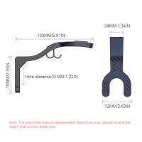 Gancho Multipropósito Para Casco De Motocicleta 1-10PCS Porta Chaquetas Y Equipaje Soporte Para Cocina Y Armario Pared Montado Material Nylon - details 13
