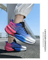 Zapatos De Correr Marathon Para Hombres Y Mujeres Carbono Plateado Con Almohadilla De Latex Cómodos Transpirables Ligeros Antideslizantes Deporte Fitness - details 9