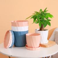 Maceta Creativa Para Suculentas Y Plantas Verdes Decoración Para Balcones Y Jardines Resina Estilo Clásico Para Interiores - details 1