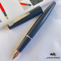 Bolígrafo De Tinta De Carbono JINHAO 80 Serie Fibra De Carbono Plata/Ceniza Clip Iridio Para Escritura Tipo Estándar Nib 0.3mm - details 0