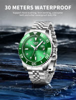 Reloj De Cuarzo Para Hombre LIGE Lujo Diamantes Oro Reloj Impermeable Acero Inoxidable Luminoso Reloj De Negocios Para Hombres - details 8