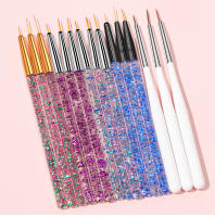 Set De 3 Pinceles Para Uñas Con Gel UV Pincel De Dibujo Ultrafino Para Manicura DIY Herramienta De Línea Estrecha Para Francés Y Acrílico - details 2