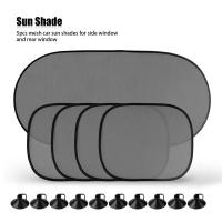 Cortina De Sol Para Coche Portátil Con Ventosa De Vidrio Cubierta De Estilo Para Automóviles Visera De Sol De 3D Fotocatalista Telas Y PVC - details 2