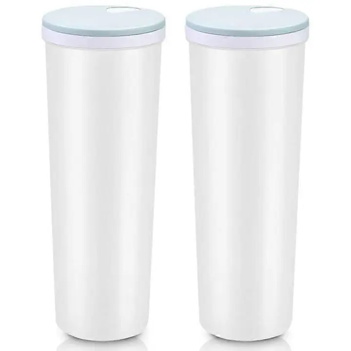2Unids 2L alto Claro pasta de almacenamiento con Tapa ajustable, multi-plástico Cocina Fo - 1