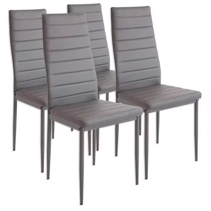 Lote de 4 sillas para comedor o cocina (42x49x95) - 1