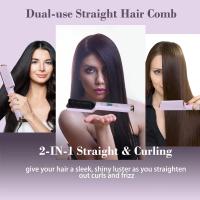 Cecodadi-Cuchillo alisador Profesional, calentamiento Automático, Cuchillo Cerámica, 45 vatios, Alisa or Riza en 3-5 minutos, para Seco Cabello, 220 voltios (Color: Morado) - details 2