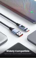 Cable De Carga Rápida TOPK AN50 Con Pantalla Digital USB Tipo C Y Micro USB 3A Para Samsung Xiaomi Cable Móvil Con Indicador LED - details 5