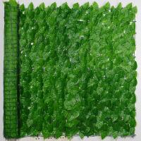 Falso Iva Privacy Fence Screen 118x19.7 Pulgadas Valla Decorativa De Hojas Verdes Para Jardín Fondo Decorativo De Valla De Hierba Artificial - details 7