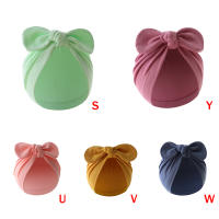 Gorro De Bebé Recién Nacido Niños Infantil Accesorios De Cabello Enredado Gorro De Turbante Para Niños Y Niñas Algodón Sólido - details 2