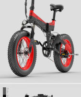 Bicicleta Eléctrica Bezior xf200 20 ''* 4,0'' 48 V15ah 130 km kilometrije freno hidráulico - details 30
