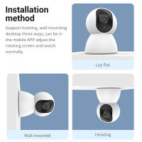 TALLPOWER C23 Cámara de Vigilancia Interior, Ultra HD 2K, WiFi 2.4GHz, Visión Nocturna, LED Infrarrojo de Seguimiento Automático, Pan y Tilt de 360°, Audio Bidireccional - details 6