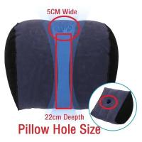 Cojín Multifuncional Inflable Soporte De Posiciones Exótico Para Viaje Y Cama Almohada De Lumbar Inflable Para Descanso Y Juegos - details 9