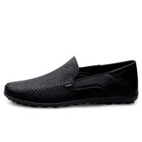 Zapatos Casuales Para Hombre De Cuero Legítimo Lujo Italiano Mocasines Hechos a Mano Transpirables Botines Slip-On Talla Grande - details 5