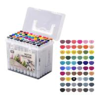 X-Sketch Marker Set 12/24/36/48/60/80/120 Colores, Rotuladores Doble Punta a Base de Alcohol para Dibujo, Ilustración, Bocetos, Manga y Caligrafía, Marcadores Profesionales con Estuche Portátil para Artistas y Diseño - details 4