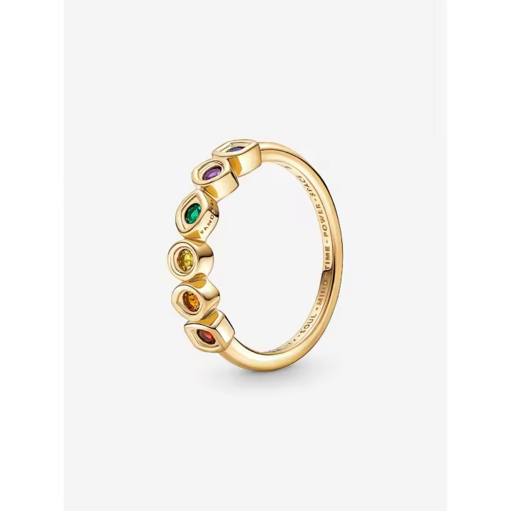 Pandora - Marvel Los vengadores-Anillo de Piedras del Infinito - Baño de Oro de 14K - 1