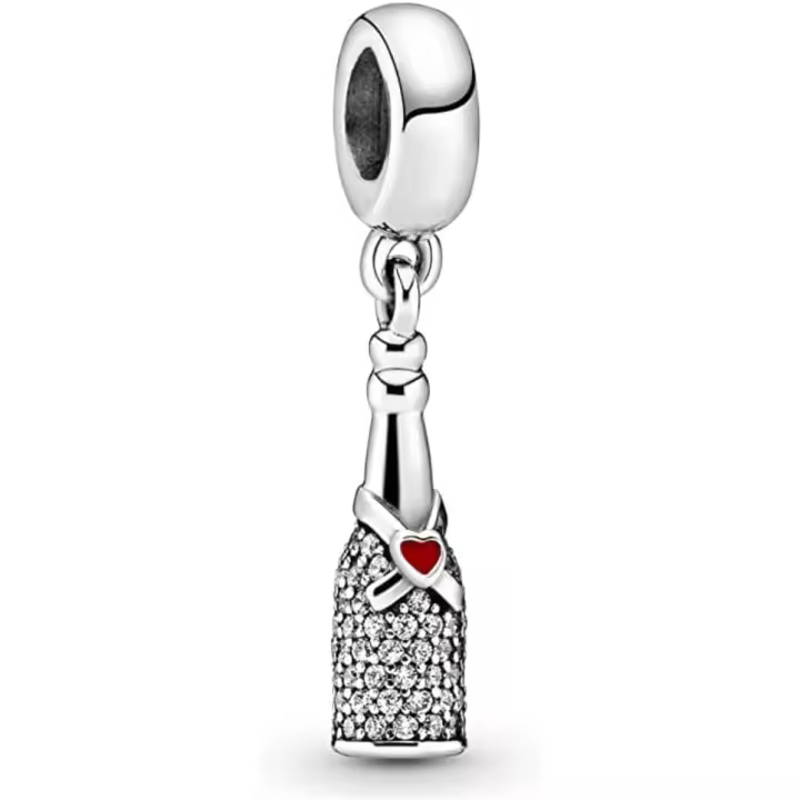 Abalorios Charms Colgantes de Animales de amor familiar Cuentas Cobre plateado con Compatible con Pulsera Europeo, Charms para Mujer - 1