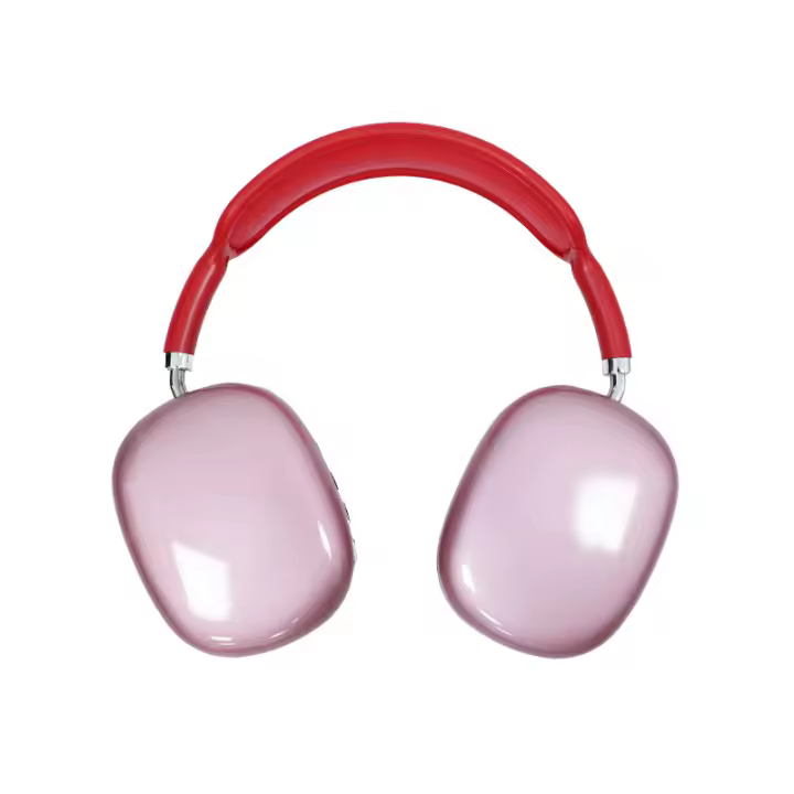Auriculares inalámbricos Bluetooth supraurales con batería de larga duración y micrófono para fitness (plateados) - 1