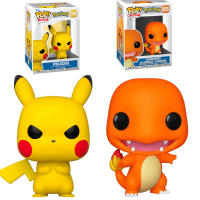 Funko Pack 2 funko Pokemon  Pikachu Grumpy y Charmander 598  ANime Pop Vinyl - details 0