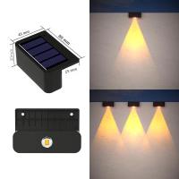Lámparas De Pared Solar LED Para Exteriores Luz De Pared Inalámbrica IP65 Impermeable Decorativas Para Jardín Y Escaleras - details 7