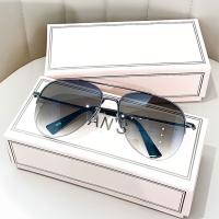 Gafas De Sol Pilotas Gradient Fashion Unisex Con Protección UV400 Gran Marco Tendencia Para Ciclismo Y Conducción - details 5