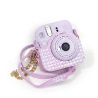Set De Bolsos Tejidos Coloridos Para Instax Mini 12 Funda Portátil De PU Con Correa De Hombro Kit De Álbum Accesorios Para Cámara Instantánea - details 12