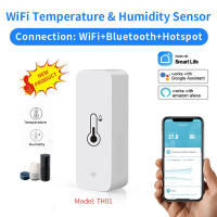 Sensor Inteligente De Temperatura Y Humedad Tuya WiFi Monitor Remoto Para Casa Inteligente Compatible Con Alexa Y Google Assistant - details 0