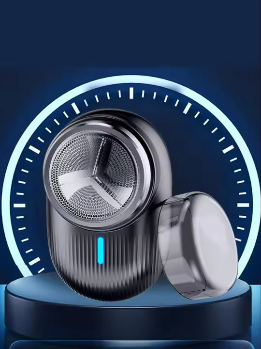 Afeitadora Eléctrica Portátil Para Hombres Cuchilla Recargable USB Seco Y Húmedo Mini Máquina De Afeitar Plástico Recargable - 1