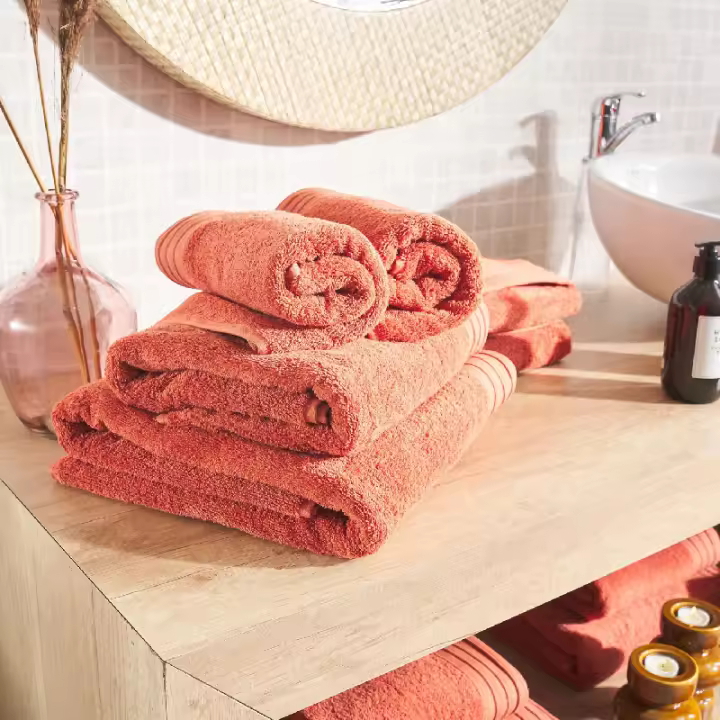 La Mallorquina - Toalla de baño 100% algodón cardado - Basic LMQ Caldera - 1