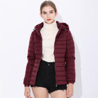 Abrigo De Panales Con Capucha Para Mujer COUTUDI Ligero Y Caliente Ropa De Invierno Casual Con Capucha Antigolpes Moda Outerwear Para Mujer Tallas S/M/L/XL/2XL Colores Negro Rojo Azul - details 12