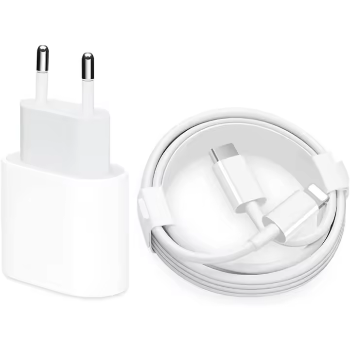 Cargador rápido USB-C de 20 W con cable Type-C a Lightning, 20W Adaptador USB C, PD 3.0, Adaptador de Corriente para iPhone 14 13 12 SE, AirPods iPad, Samsung Galaxy,Cargador de Corriente Enchufe Cargador Rápido - 1