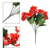 10 Cabezas De Margarita Artificial 26cm Bouquet Para Boda Fiesta Hogar Rama De Flores Artificiales Material COTON - details 54