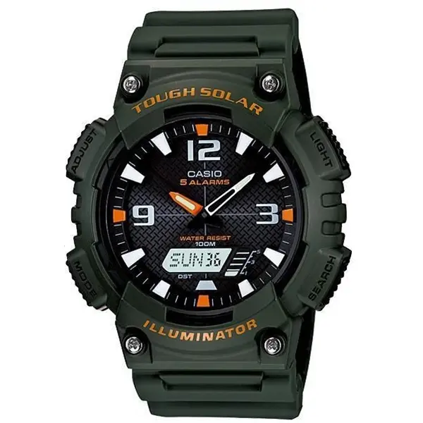 CASIO G-Shock AQ-S810W-3A Reloj digital para hombre de estilo retro - 1