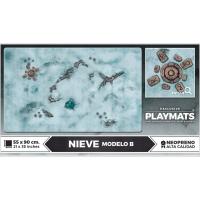 Tapete Nieve - modelo B - Draco Ideas - perfecto para tus juegos de mesa - details 2