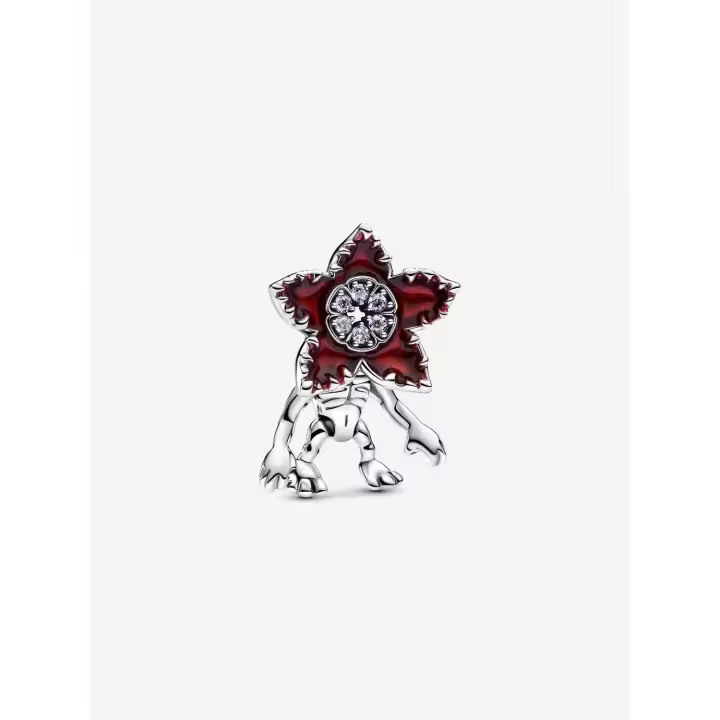 Pandora - Stranger Things - Charm de Demogorgon Móvil-Plata de Lei - 1