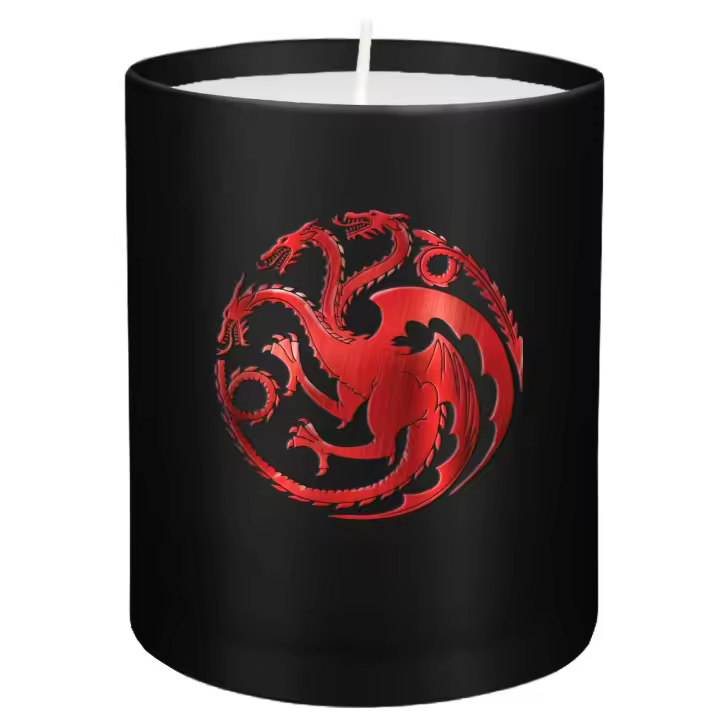 Insight Juego de Tronos Vela Vidrio House Targaryen 8 x 9 cm - 1