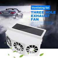Ventilador De Escape Para Coche Recargable Por USB Y Solar Circulación De Aire Enfriamiento Y Disipación De Calor Alta Potencia 2/3 Ventilador De Ventilación Frontal - details 4
