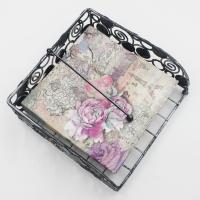 20 Piezas De Servilletas De Papel Impresas Con Rosa Para Decoración De Eventos Y Fiestas Tamaño 33cm*33cm Decoupage Desechable Estilo Dobby - details 2