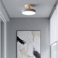 Lámpara De Techo LED En Madera Creativa Para Dormitorio Sala De Estar Pasillo Restaurante Iluminación Decorativa AC220V Instalación Fija - details 7