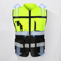 Chaleco De Seguridad Para Ciclismo Y Correr Chaleco Reflectante Hidrófobo Ajustable Para Actividades Al Aire Libre Vest De Seguridad Para Noche - details 3