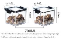 Jars De Almacenamiento Para Cocina Grandes Organizador De Granos Y Condimentos a Prueba De Humedad En Plástico Estilo Japonés - details 21