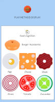 Juguetes Educativos De Madera Para Niños Juego De Cocina Pretendida Sándwich De Hamburguesa Simulación Juego De Alineación Montessori - details 3