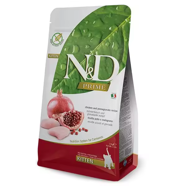 FARMINA ND CAT KITTEN PRIME POLLO 5KG / Alimento completo para gatitos y hembras gestantes o en período de lactación. - 1