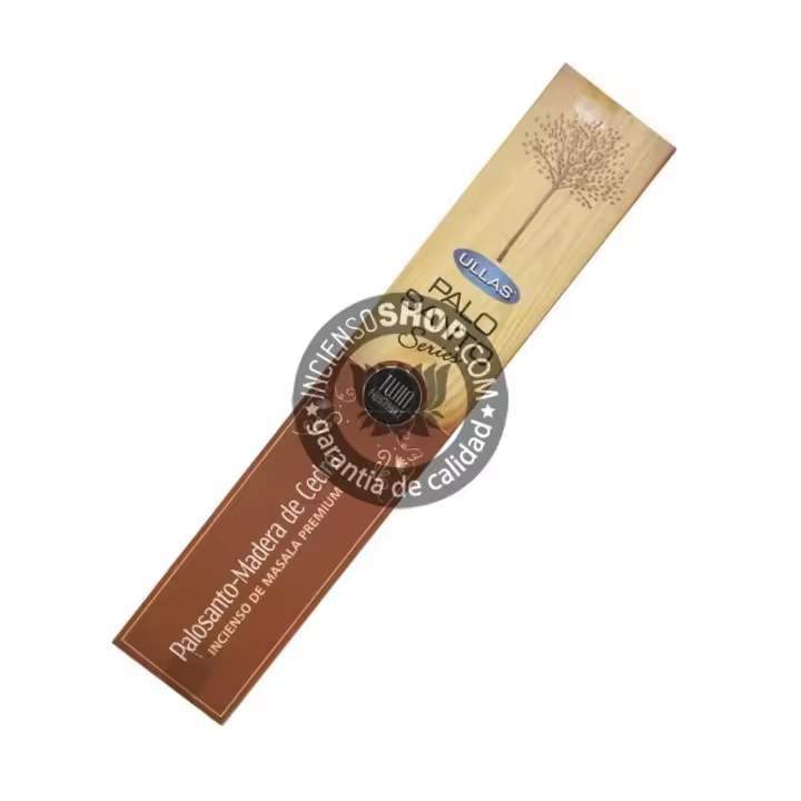 INCIENSOSHOP - 3 x unidades de Incienso de palo santo orgánico de Ullas Agarbathi Masala Hecho a Mano - 1