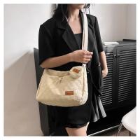 Nueva Bolso De Hombro Para Mujer Estilo Harajuku Diseñador Moda Tamaño Grande Capacidad Grande Estampado Solido Y Cuadros Bolso Transversal Para Estudiantes - details 10