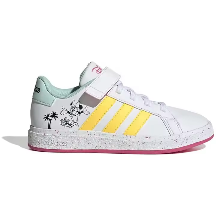 Zapatillas Adidas Grand Court X Disney para niños unisex en color blanco - 1