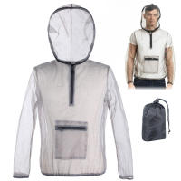 Camisa Protectora De Malla Ultraligera Con Capucha Para Pesca Y Camping Protección Contra Insectos Y Mosquitos Para Exteriores - details 0