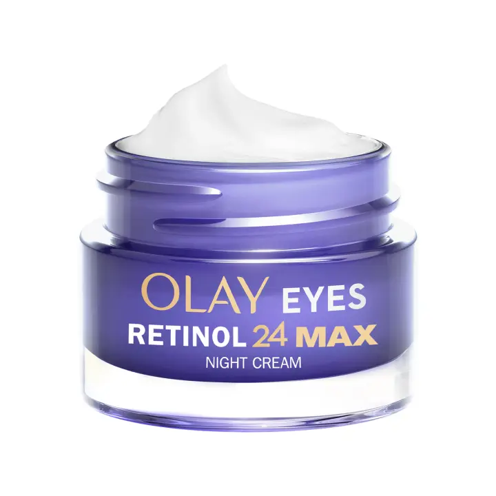Olay Regenerist Retinol 24 MAX Crema Contorno De Ojos De Noche, Con Complejo Retinoide Y Niacinamida (Vitamina B3) Para Una Piel Suave Y Radiante En 14 Noches, Sin Perfume, 15 ml - 1