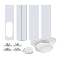 4pcs Portable Air Conditioning Window Kit, Adjustable Window Seal - details 0