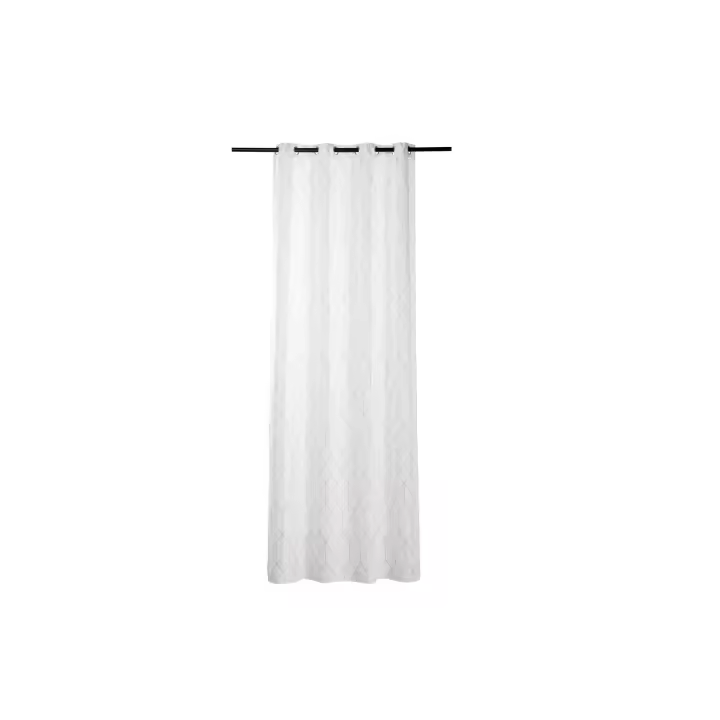Adda Home Visillo Lino Formas Geométricas 140x270 Cm - Decoración de Interiores - 1